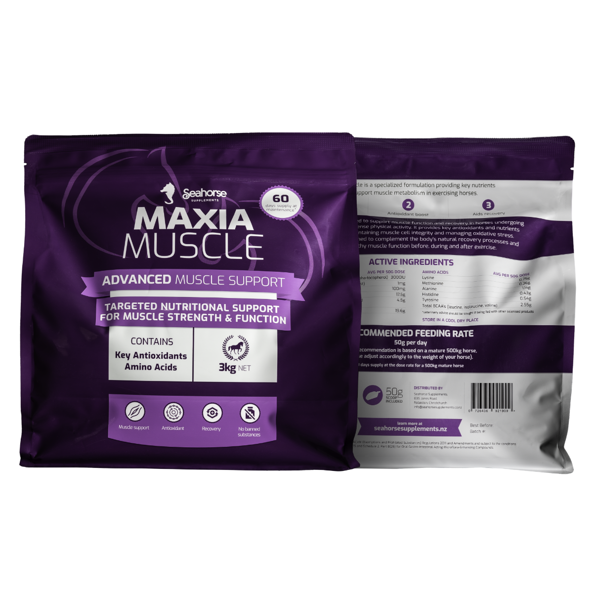 Maxia Muscle - for optimum equine muscle health
